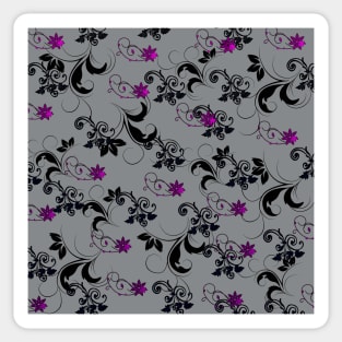 Purple/grey flowers Sticker